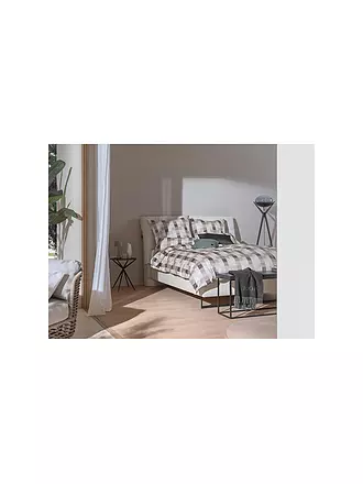 JOOP | Ropa de cama de satén MESH 70x90cm/140x220cm Stone | 